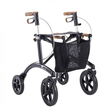 Saljol Aluminium - rollator - Letvægtsrollator i høj kvalitet med fantastiske detaljer (6,4 kg) - Udendørs rollator - Seniorliving