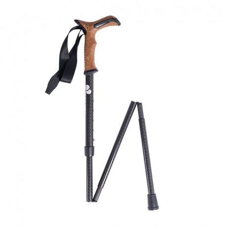 "SALJOL CARBON" Foldbar stok – Eksklusiv støtte til den aktive senior - Foldbar stok - Seniorliving