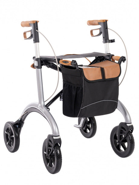 SALJOL "Luksus” kulfiber rollator - unikt tysk design og ultra letvægtsrollator. Kun 5,8 kg - Udendørs rollatorer - Seniorliving