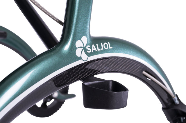 SALJOL "Luksus” kulfiber rollator - unikt tysk design og ultra letvægtsrollator. Kun 5,8 kg - Udendørs rollatorer - Seniorliving