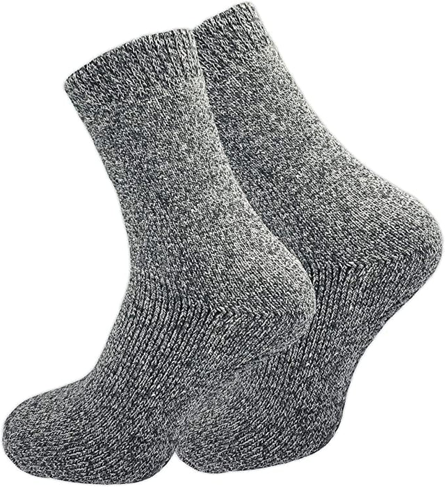 Skridsikker uldstrømpe med blød inderside (35 - 46). Mod kolde fødder. 2 farver - Uldstrømpe - Seniorliving