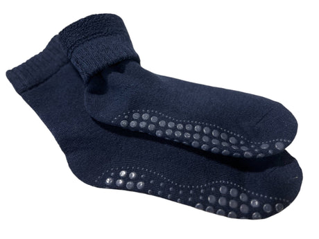 Skridsikker uldstrømpe med blød inderside (35 - 46). Mod kolde fødder. 2 farver - Uldstrømpe - Seniorliving