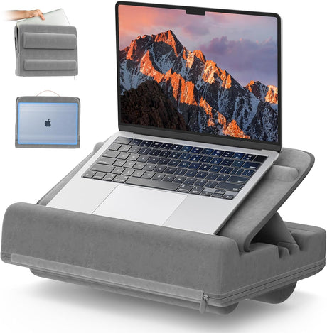 SOFT BOARD – Ergonomisk justerbart bord & blød støtte (passer op til IPAD + 16" laptop) - Computerbord - Seniorliving