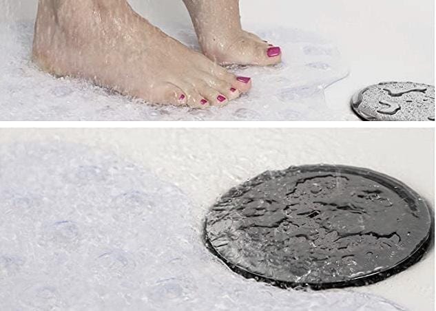 XL Luksus bademåtte - Smart & skridsikker. Brusebad og badekar. (40 x 100 cm) 3 farver