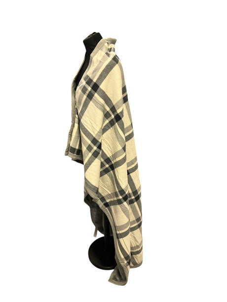 XL - poncho i mjuk babyfleece – multifunktionell poncho och filt i ett - Poncho - Seniorliving