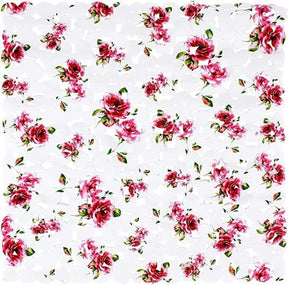 Badmatta med super anti - halk - Blommönster (53 x 53 cm) - badmatta - Seniorliving