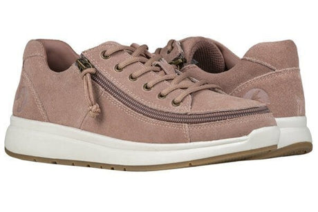 "BILLY - Beige Comfort". Mjuka och sköna lyxiga mockaskor med dragkedja. Dammodell - Skor med dragkedja - Seniorliving