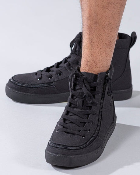 BILLY - "KLASSISK". Svarta smarta skor med dragkedja. HERRSKOR. Bra stöd! - Skor med dragkedja - Seniorliving