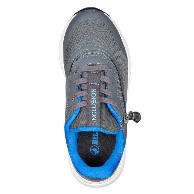 BILLY - "Young Sport Inclusion One". Unika sneakers/träningsskor med dragkedja. GRÅ - Skor med dragkedja - Seniorliving