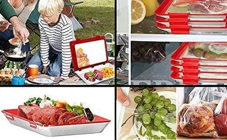 CLEVER TRAY - Smart bricka med återanvändbar folie. Mikrovågsugn och frostsäker❄️ - Seniorliving