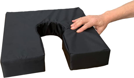 Coccyx kudde för rullstol &amp; bil - Avlastar coccyx, rygg &amp; mage. 40 x 40 x 8 cm. Vattentät - Coccyx pad - Seniorliving