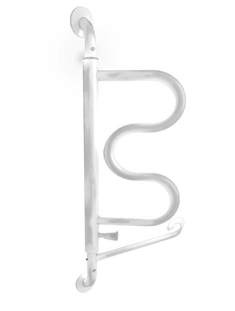 CURVE Väggmonterat stödhandtag med 180 graders rotation - Känn dig trygg i ditt eget hem! - Stödhandtag - Seniorliving