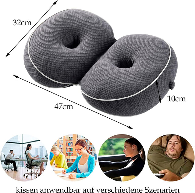 "DOUGHNUT" - mjuk och läcker bärbar sittdyna yoga och aktivitet AVSLUTERAR! - Tryckavlastande kuddar - Seniorliving