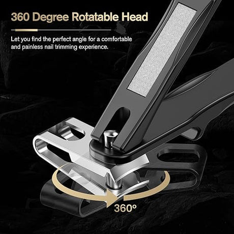Ergonomisk nagelklippare - 360˚ justerbara vinklar &amp; seniorvänligt grepp - Nagelklippare - Seniorliving