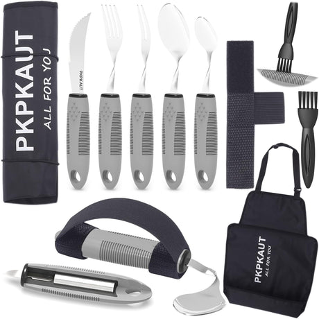 Ergonomisk & seniorvänligt bestickset för Gikt – och Parkinson – Välj mellan 2 olika set - ergonomiska bestick - Seniorliving