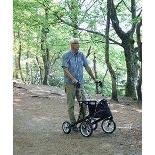 "EXPLORER" utomhusrollator - perfekt för terräng, stötdämpande. AV VÄGEN - Utomhusvandrare - Seniorliving