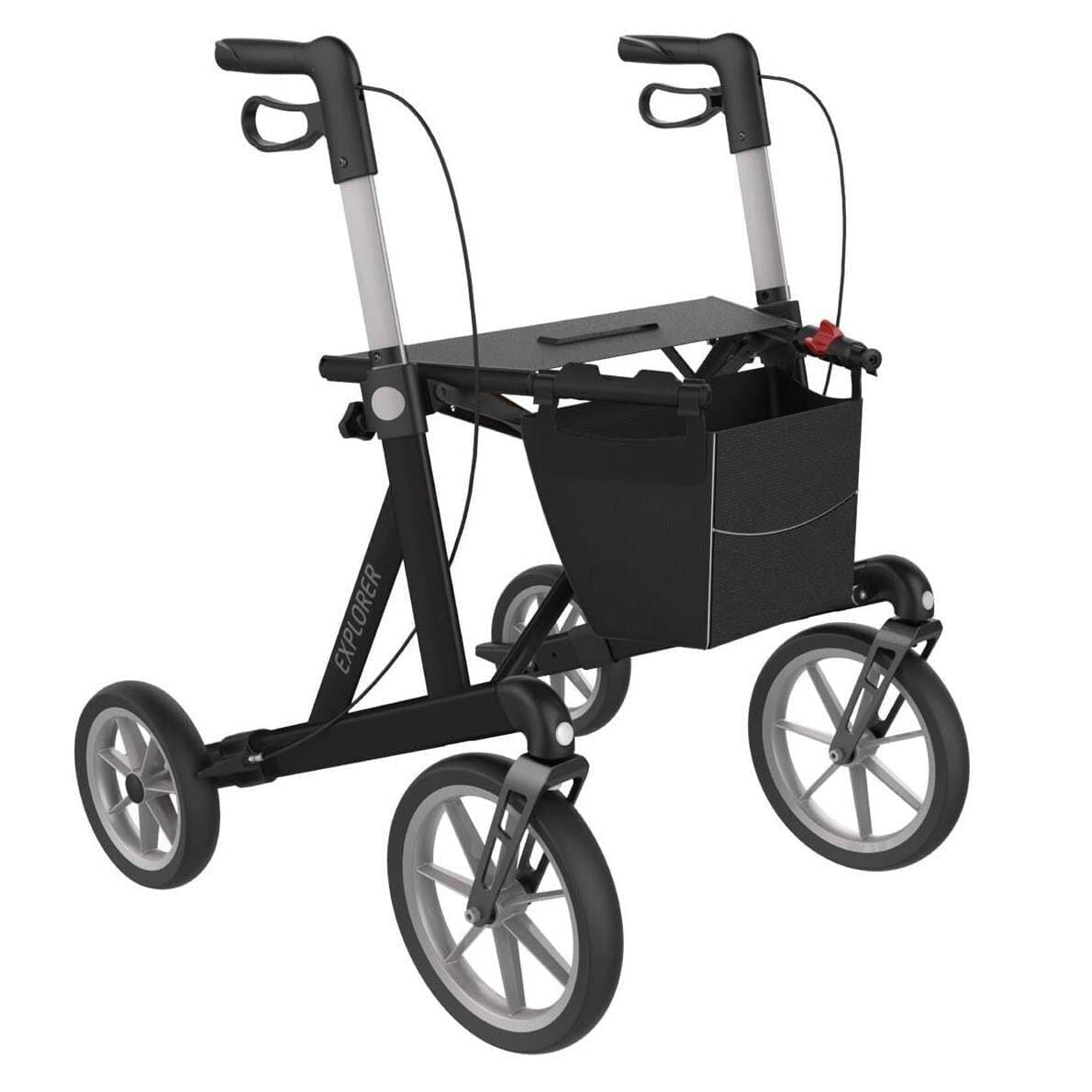 "EXPLORER" utomhusrollator - perfekt för terräng, stötdämpande. AV VÄGEN - Utomhusvandrare - Seniorliving