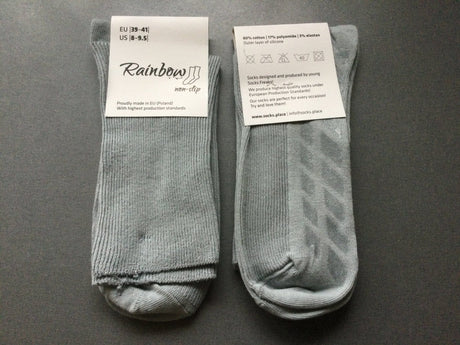 Halkfria ABS - strumpor utan kantresår. Super kvalitet. (36 - 46). LJUSGRÅ - Strumpor - Seniorliving