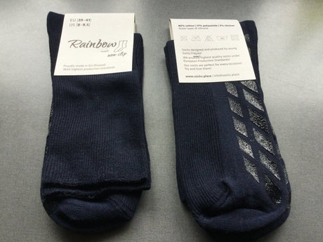 Halkfria ABS - strumpor utan kantresår. Super kvalitet. (36 - 46). MÖRKBLÅ - Strumpor - Seniorliving