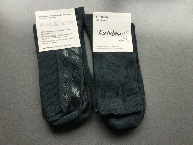 Halkfria ABS - strumpor utan kantresår. Super kvalitet. (36 - 46). MÖRKGRÅ - Strumpor - Seniorliving