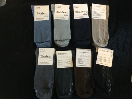 Halkfria ABS - strumpor utan kantresår. Super kvalitet. (36 - 46). MÖRKGRÅ - Strumpor - Seniorliving