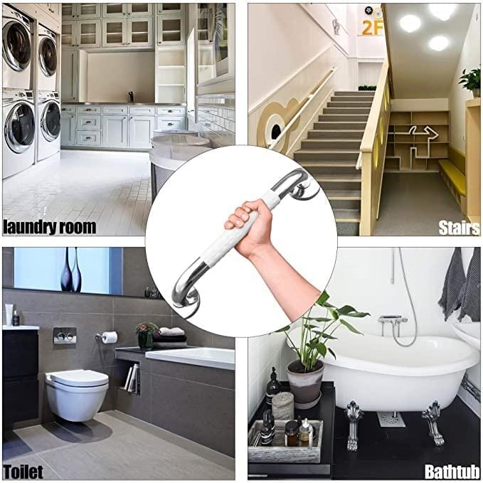 Halkfritt stödhandtag (60 cm). Stabil och säker lösning. VIT - Stödhandtag - Seniorliving