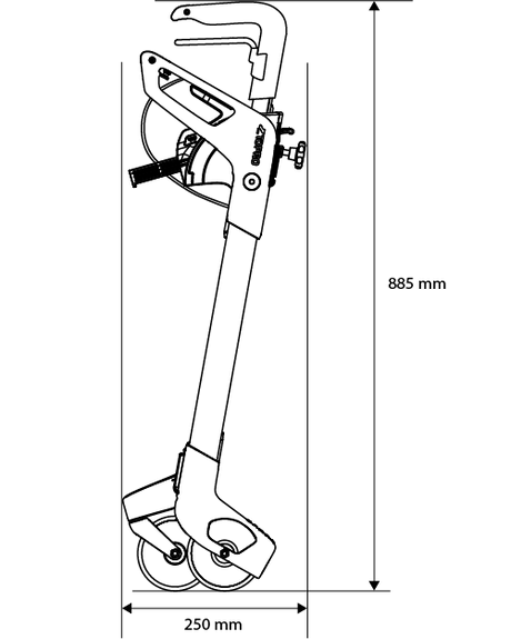 "HESTIA" inomhusvagn. Smart, stabil och hopfällbar. Lyxmodell. NY - Inomhusvandrare - Seniorliving