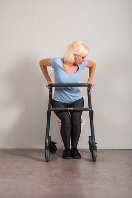 Inomhusrullator PAGE, Saljol - REN LYX - Inomhusvandrare - Seniorliving