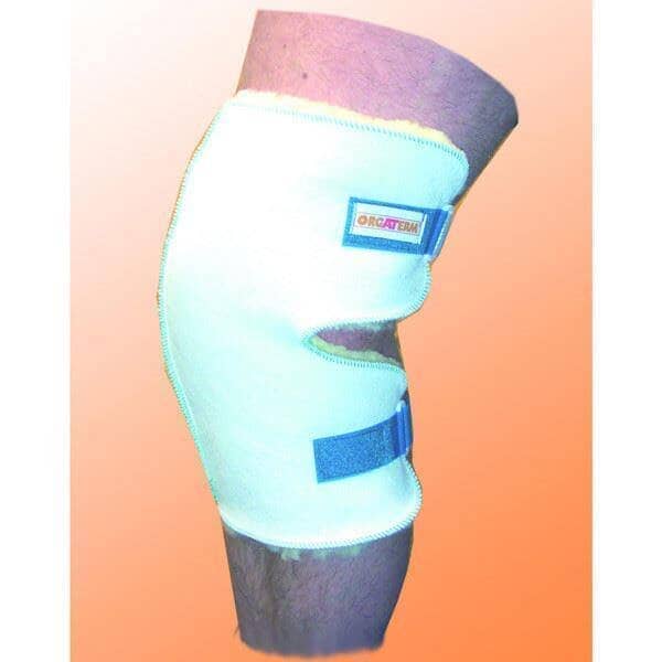 Knäskydd i äkta medicinskt lammskinn - Andningsbart, allergivänligt och värmande - 1 st - Kläder - Seniorliving