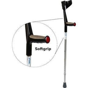 Krycka med mjukt ergonomiskt handtag, justerbar höjd (1 st). Köp här! - Kryckor - Seniorliving