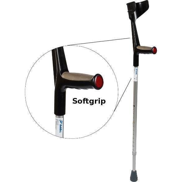 Krycka med mjukt ergonomiskt handtag, justerbar höjd (1 st). Köp här! - Kryckor - Seniorliving