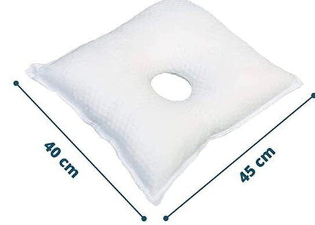 Kudde med hål för örat - Mjuk &amp; perfekt för att sova på sidan. Tryckavlastning! - Kudde - Seniorliving