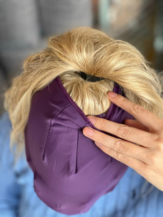 Kylmask/kyllock mot huvudvärk - Återanvändbar. En storlek - Migrän mask - Seniorliving