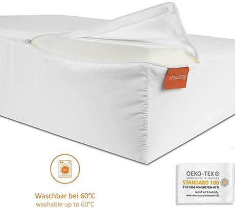 Lutande kudde/kilkudde för att höja huvudet, kroppen och benen. 15x45x90 cm. Allergivänlig - Lutande kuddar - Seniorliving