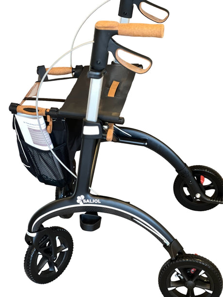 Lyx" kolfiberrollator - unik tysk design och ultralätt rollator. - Utomhusvandrare - Seniorliving