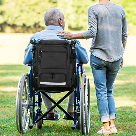 LYXIG rullstolsväska med inbyggt termofack - Både för rullstol och rollator. - Rullstolsväska - Seniorliving