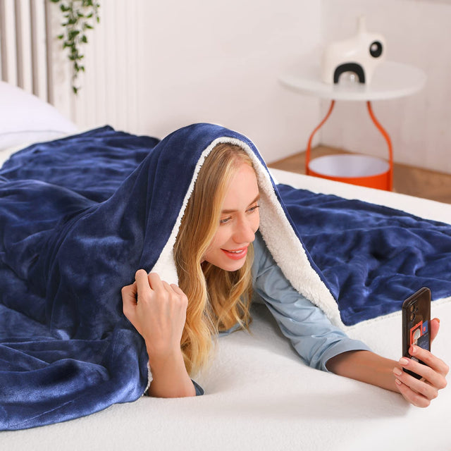 Mysig filt - Ren lyx! Tjock, mjuk och gosig (150 x 200) Den perfekta presenten! 3 färger - Mysig filt - Seniorliving