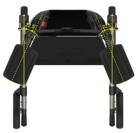 Navigator Air Outdoor - med smarta justerbara armstöd (2 olika vinklar) - Utomhusvandrare - Seniorliving