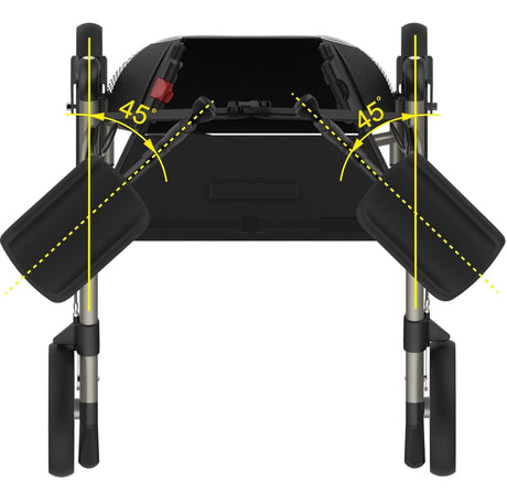 Navigator Air Outdoor - med smarta justerbara armstöd (2 olika vinklar) - Utomhusvandrare - Seniorliving