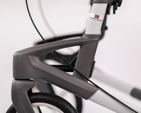 "Olympos OFFROAD" utomhusrollator - Lätt, hopfällbar &amp; stabil. 8,6 kg! - Utomhusvandrare - Seniorliving