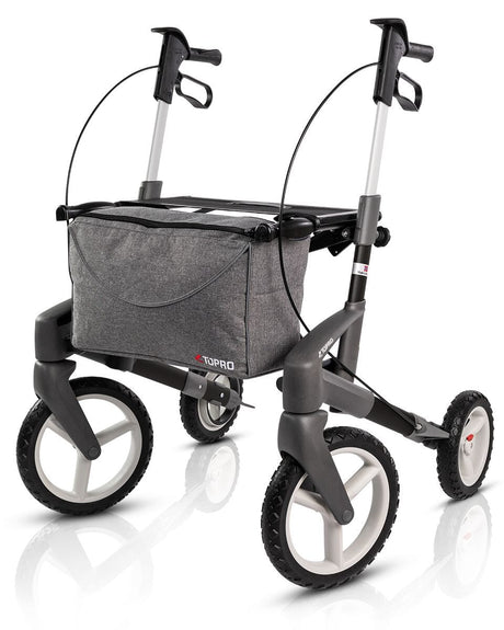 "Olympos OFFROAD" utomhusrollator - Lätt, hopfällbar &amp; stabil. 8,6 kg! - Utomhusvandrare - Seniorliving