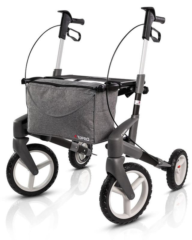 "Olympos OFFROAD" utomhusrollator - Lätt, hopfällbar &amp; stabil. 8,6 kg! - Utomhusvandrare - Seniorliving