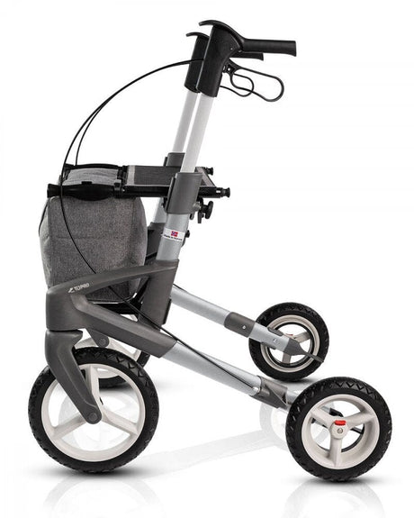 "Olympos OFFROAD" utomhusrollator - Lätt, hopfällbar &amp; stabil. 8,6 kg! - Utomhusvandrare - Seniorliving