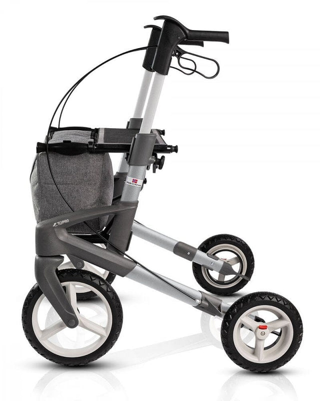 "Olympos OFFROAD" utomhusrollator - Lätt, hopfällbar &amp; stabil. 8,6 kg! - Utomhusvandrare - Seniorliving