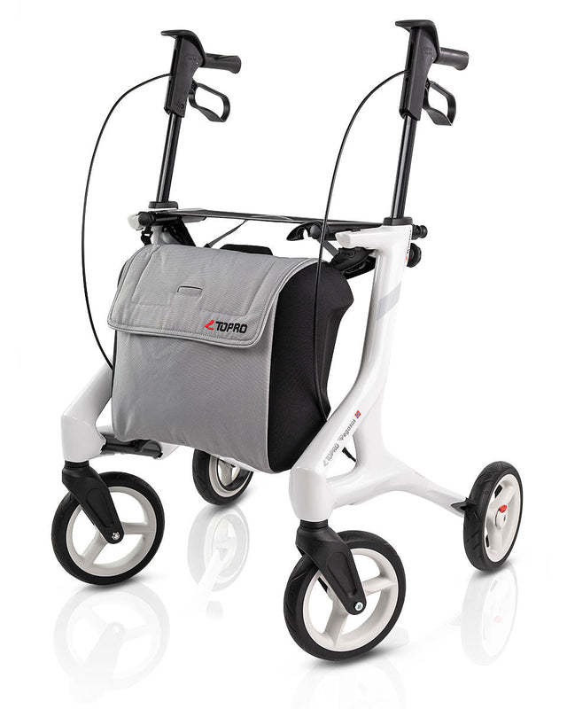 PEGASUS kolfiberrollator - Ultralätt, lyxig &amp; skandinavisk design. Väger endast 6,6 kg - Utomhusvandrare - Seniorliving