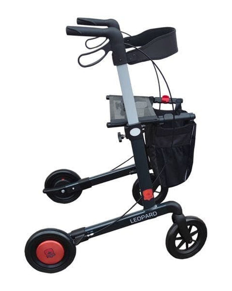 "ROLLO - SAFE bromsrollator". Lättviktsrollator med unikt bromssystem. UNIK - Utomhusvandrare - Seniorliving