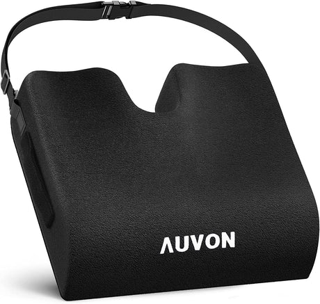 Rullstolskudde för avlastning av svanskotan - Vacker, mjuk och halkfri (45 x 43 x 7,5 cm) - Sittdyna - Seniorliving