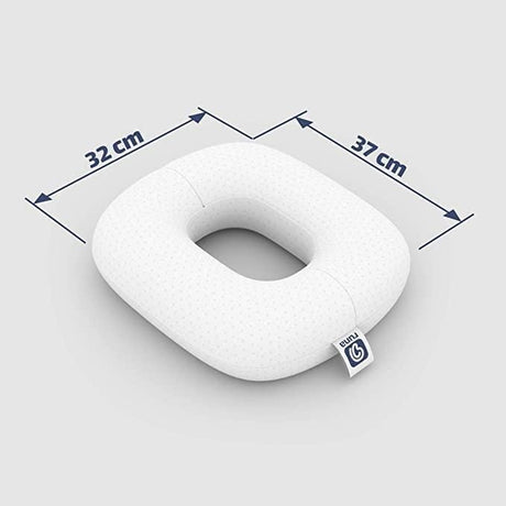 "RUNA" - Mjuk tryckavlastande kudde med hål för ansikte och öra. 32 x 37 cm - Kudde - Seniorliving