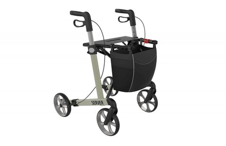 "SERVER" aluminiumrollator - smart, lätt och klassisk. 6 vackra färger - Utomhusvandrare - Seniorliving