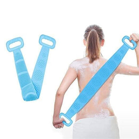 Smart silikon ryggskrubber för bad - 2 sidor &amp; handtag. Hypoallergen (11 x 76 cm) - Diverse badrumstillbehör - Seniorliving